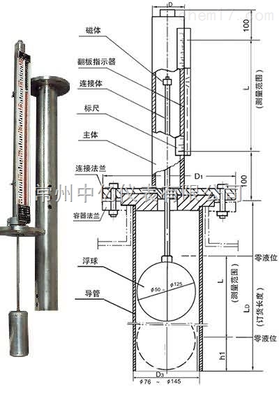 UDZ-3基型電遠(yuǎn)傳磁浮子液位計(jì)/B本安防爆型廠家